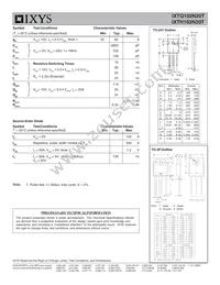 IXTH102N20T Datasheet Page 2