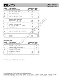 IXTH150N15X4 Datasheet Page 2