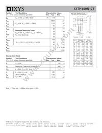 IXTH150N17T Datasheet Page 2
