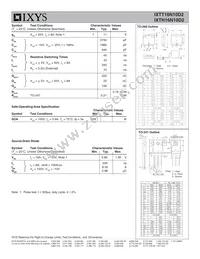 IXTH16N10D2 Datasheet Page 2