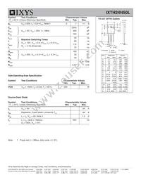 IXTH24N50L Datasheet Page 2