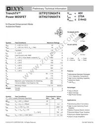 IXTH270N04T4 Datasheet Cover