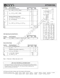 IXTH2N150L Datasheet Page 2