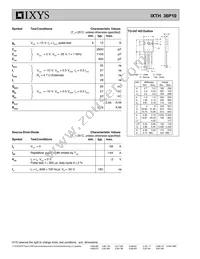 IXTH36P10 Datasheet Page 2