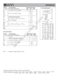 IXTH4N150 Datasheet Page 2