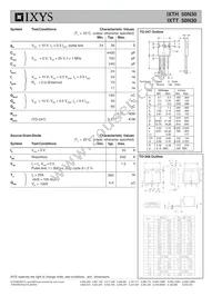 IXTH50N30 Datasheet Page 2