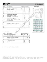 IXTH52N65X Datasheet Page 2