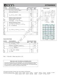 IXTH64N65X Datasheet Page 2