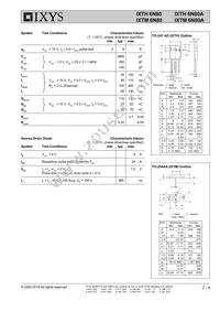 IXTH6N80A Datasheet Page 2