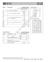 IXTH7P50 Datasheet Page 2