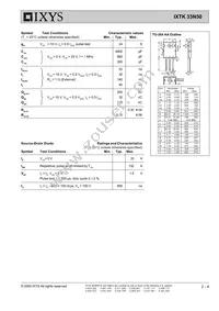 IXTK33N50 Datasheet Page 2