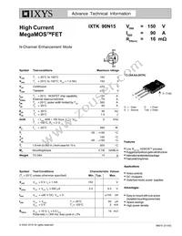 IXTK90N15 Datasheet Cover