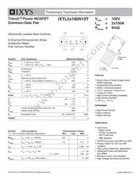 IXTL2X180N10T Datasheet Cover