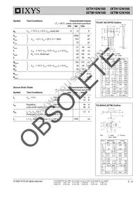 IXTM12N100 Datasheet Page 2