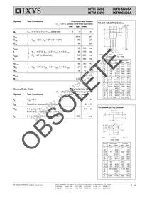 IXTM6N90A Datasheet Page 2