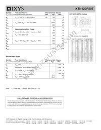 IXTN120P20T Datasheet Page 2