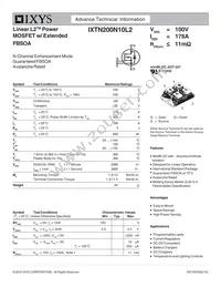 IXTN200N10L2 Datasheet Cover