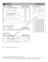 IXTN22N100L Datasheet Page 2