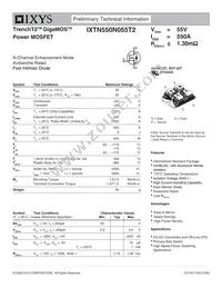 IXTN550N055T2 Datasheet Cover