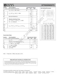 IXTN550N055T2 Datasheet Page 2