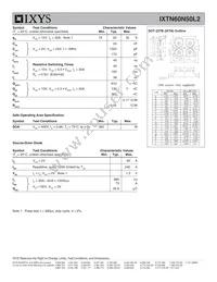 IXTN60N50L2 Datasheet Page 2