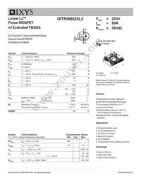 IXTN90N25L2 Datasheet Cover