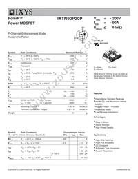 IXTN90P20P Datasheet Cover