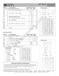 IXTP10P15T Datasheet Page 2