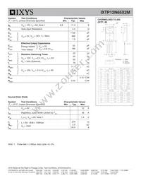 IXTP12N65X2M Datasheet Page 2