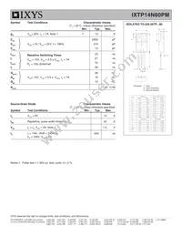 IXTP14N60PM Datasheet Page 2