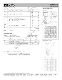IXTP42N15T Datasheet Page 2