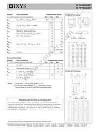 IXTP70N085T Datasheet Page 2