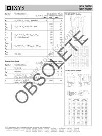 IXTP7N60P Datasheet Page 2