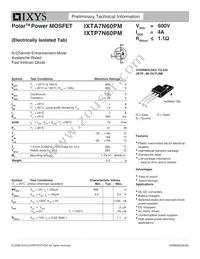 IXTP7N60PM Datasheet Cover