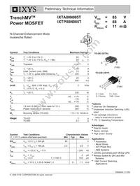 IXTP88N085T Datasheet Cover