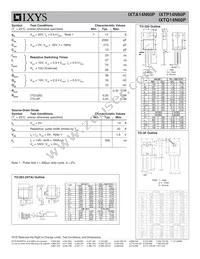 IXTQ14N60P Datasheet Page 2