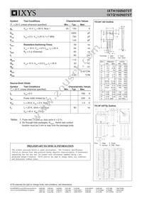 IXTQ160N075T Datasheet Page 2