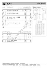 IXTQ200N06P Datasheet Page 2