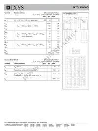 IXTQ40N50Q Datasheet Page 2