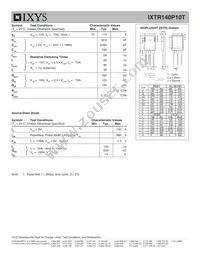 IXTR140P10T Datasheet Page 2