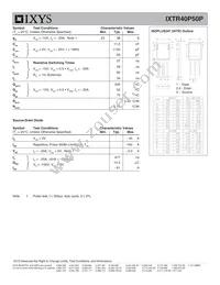 IXTR40P50P Datasheet Page 2