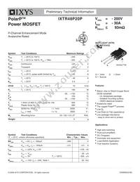 IXTR48P20P Datasheet Cover