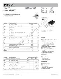 IXTR90P10P Datasheet Cover