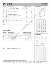 IXTT10P60 Datasheet Page 2