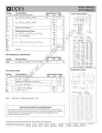 IXTT110N10L2 Datasheet Page 2