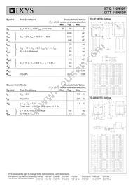 IXTT110N10P Datasheet Page 2