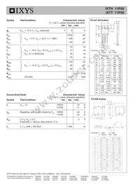 IXTT11P50 Datasheet Page 2
