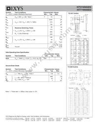 IXTT16N50D2 Datasheet Page 2
