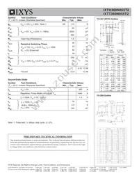 IXTT360N055T2 Datasheet Page 2