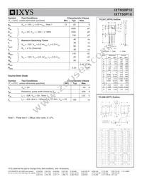 IXTT50P10 Datasheet Page 2